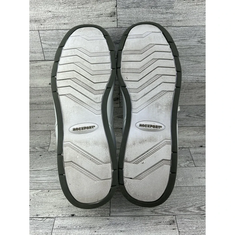 Rockport ProWalker‎ Shoes Mens Size 10M White Leather Walking Comfort Classic